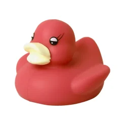 Outlet Silikone badeænder, rød, gul, grøn eller blå - 1 stk Badelegetøj