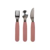 Silikone bestiksæt - rose Bestik