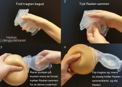 Discount Silikone brystpumpe inkl. blomsterstopper 100 ml Brystpumper