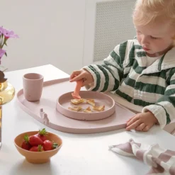 Discount Silikone dækkeserviet m/høj kant Elphee - Pudder Service