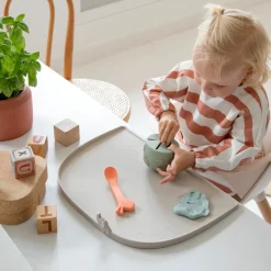 Sale Silikone dækkeserviet m/høj kant Elphee - Sand Service