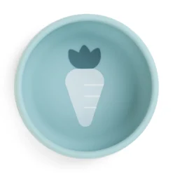 New Silikone første spisesæt - Blå Service