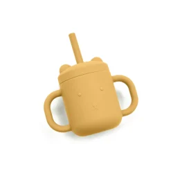 Discount Silikone med sugerør og dobbelt håndtag Service