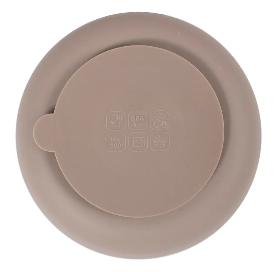 Clearance Silikone skål 2-pak - Warm Grey Service