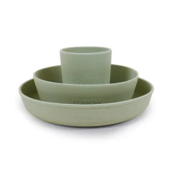 Best Silikone spisesæt - green Service