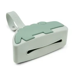 Silikone sutteholder Croco Grøn Suttesnore Og Suttebokse