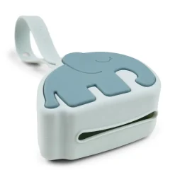 New Silikone sutteholder Elphee Blå Suttesnore Og Suttebokse