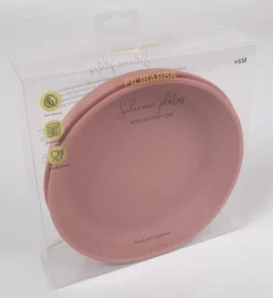 Silikone tallerken - rose Service