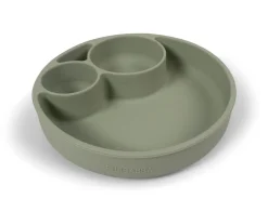 Online Silikone tallerken ruminddelt - green Service