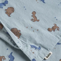 New Silke babydyne med sengetøj - Blue fog Børn Pakkeløsninger|Sengetøj