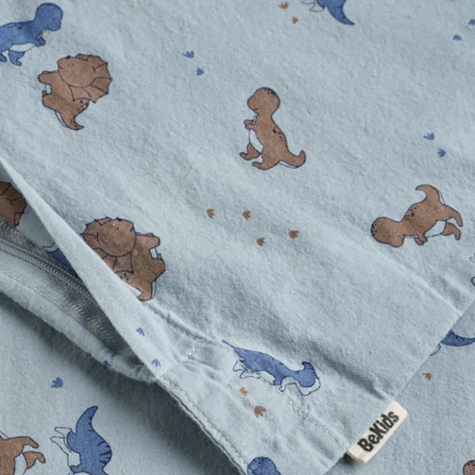 New Silke babydyne med sengetøj - Blue fog Børn Pakkeløsninger|Sengetøj