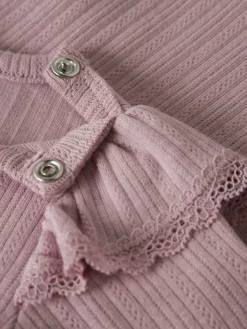 Best Siva Langærmet Body - Keepsake Lilac Bodystocking Langærmet