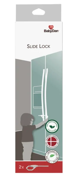 Outlet Skabslås til dobbeltlåger - 2 Stk. Sikkerhed I Hjemmet