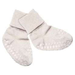 Online Skridsikre Strømper - Bamboo - Ivory glitter Skridsikre Strømper|Strømper