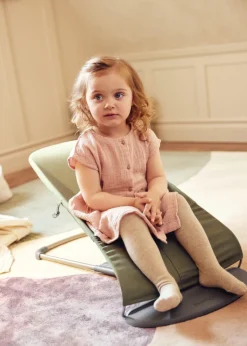 New Skråstol Bliss Vævet, blomsterbladsquilt,mørkegrøn Børn Skråstole