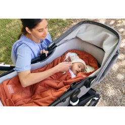 Clearance Sky light kørepose - terracotta seeds Køreposer Til Autostol|Køreposer