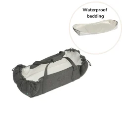 Clearance SleepCarrier X inkl. waterproof bedding - Stormy grey Lifte