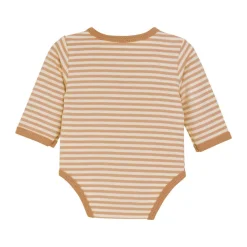 Clearance Slå-om Body Langærmet - Doe Præmatur Tøj|Bodystocking M. Skrålukning