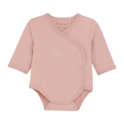 Outlet Slå-om Body Langærmet - Pale Mauve Bodystocking M. Skrålukning|Præmatur Tøj