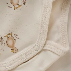 Slå-om Body Langærmet AOP - Doe Bodystocking M. Skrålukning|Præmatur Tøj