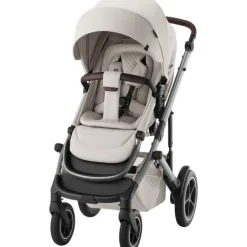 Outlet Smile 5Z lux inkl. liggedel og Baby-Safe Core autostol - soft taupe/space black Kombivognspakker|Vognpakker