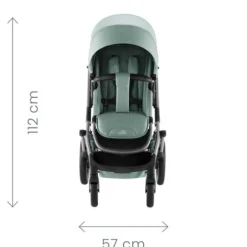 Outlet Smile 5Z lux inkl. liggedel og Baby-Safe Core autostol - soft taupe/space black Kombivognspakker|Vognpakker