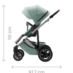 Outlet Smile 5Z lux inkl. liggedel og Baby-Safe Core autostol - soft taupe/space black Kombivognspakker|Vognpakker