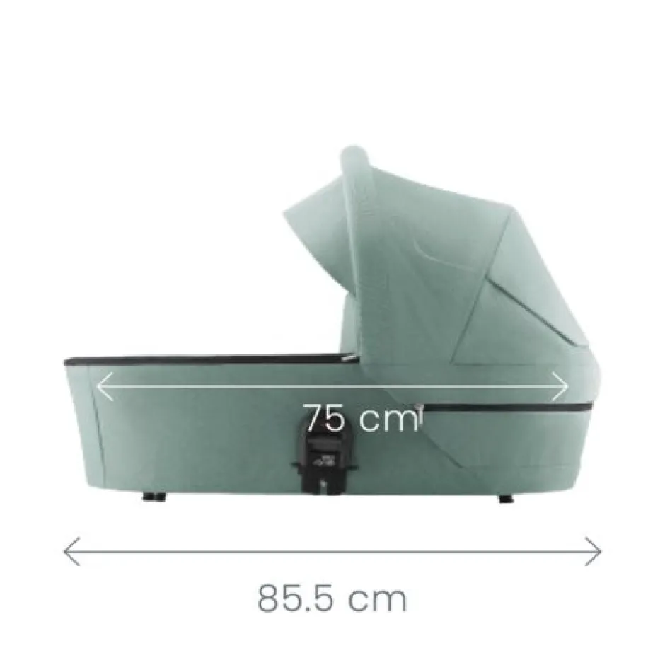 New Smile 5Z lux inkl. liggedel og Baby-Safe Core autostol - linen grey/space black Kombivognspakker|Vognpakker