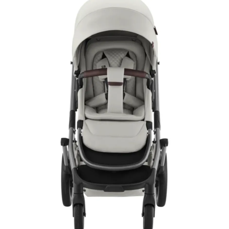 New Smile 5Z lux inkl. liggedel og Baby-Safe Core autostol - linen grey/space black Kombivognspakker|Vognpakker