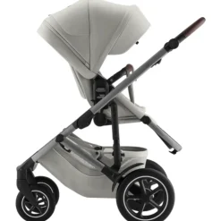 New Smile 5Z lux inkl. liggedel og Baby-Safe Core autostol - linen grey/space black Kombivognspakker|Vognpakker