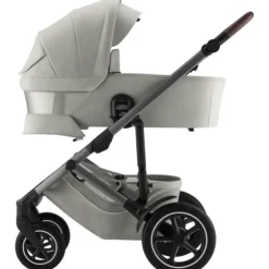 New Smile 5Z lux inkl. liggedel og Baby-Safe Core autostol - linen grey/space black Kombivognspakker|Vognpakker