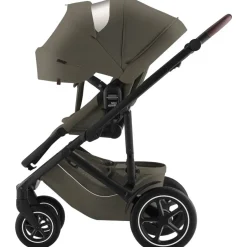 New Smile 5Z lux kombivogn inkl. autostol - urban olive Kombivogne Med Ergonomiske Sæder