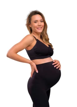 Sømløs Amme BH Med Gelé Bøjle - Sort Amme Bh'Er