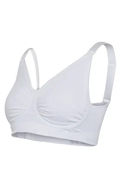 Sale Sømløs Amme BH Med Gelé Bøjle - Hvid Amme Bh'Er