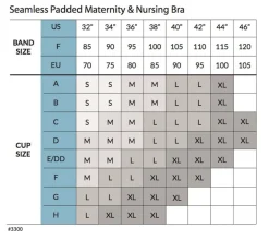 Online Sømløs Amme BH Med Indlæg - Black Amme Bh'Er