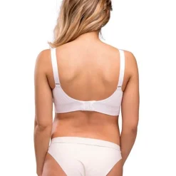 Online Sømløs Amme BH Med Indlæg - White Amme Bh'Er