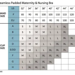 Online Sømløs Amme BH Med Indlæg - White Amme Bh'Er