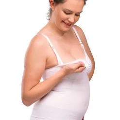 Best Sømløs Ammetop Med Shapewear - Hvid Overdele