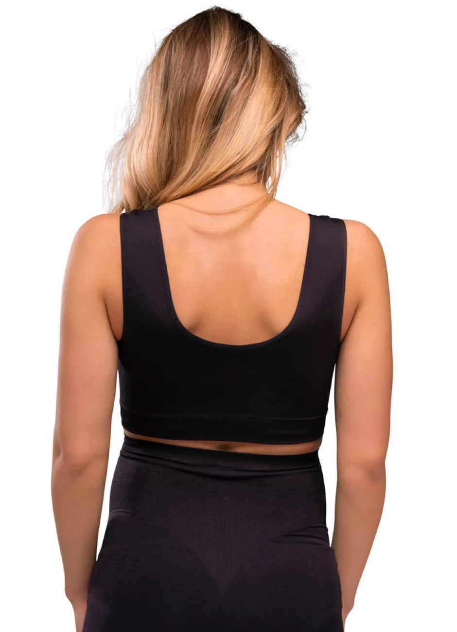 Online Sømløs Graviditets BH - Sort Amme Bh'Er|Overdele