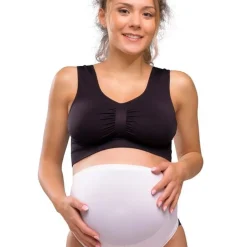 New Sømløs Graviditetsstøttebånd - Hvid Accessories