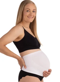 New Sømløs Graviditetsstøttebånd - Hvid Accessories