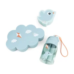 Sale Snack & madkasse m/drikkedunk Playground Blå Madkasser & Drikkedunke