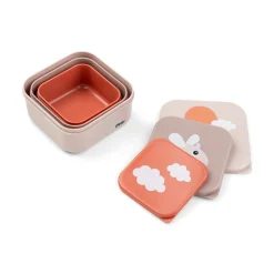 Sale Snack boks sæt 3 stk Happy clouds - Pudder Service