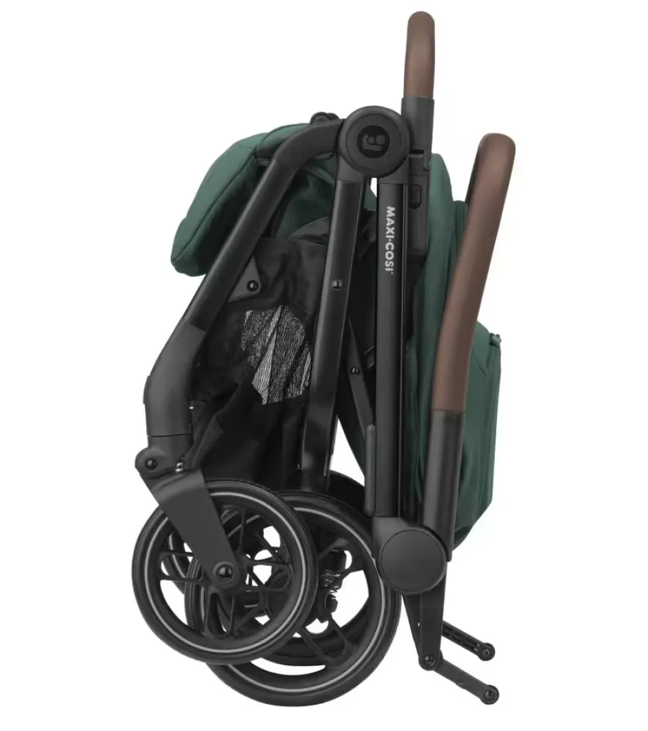 Clearance Soho - Essential Green Klapvogne Med Flade Sæder