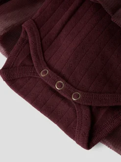 Discount Solange Langærmet Tulle Bodykjole - Catawba Grape Juletøj|Kjoler