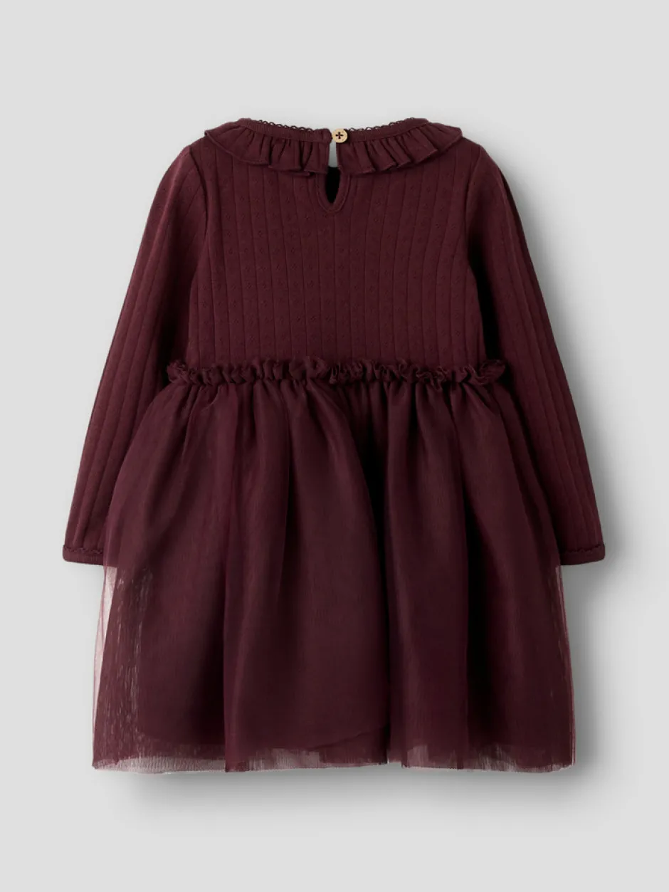 Sale Solange Tulle Kjole - Catawba Grape Juletøj|Kjoler