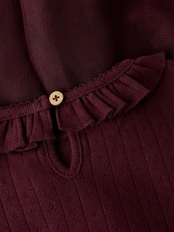 Sale Solange Tulle Kjole - Catawba Grape Juletøj|Kjoler