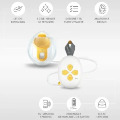 Clearance Solo Hands-Free elektrisk enkeltbrystpumpe Brystpumper