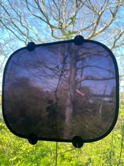 New Solskærm 2 stk sort Solskærme