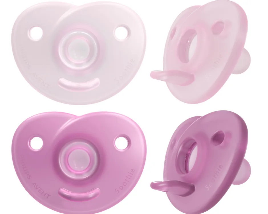 Clearance Soothie, 0-6 m, pink/lyserød Sutter